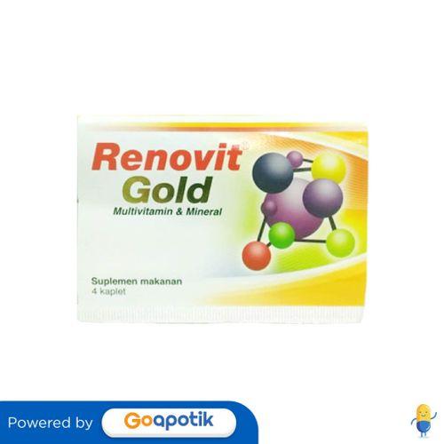 Gambar RENOVIT GOLD STRIP 4 KAPLET dari Apotek Bintang Farma Medika by GoApotik Kota Administrasi Jakarta Timur Tokopedia