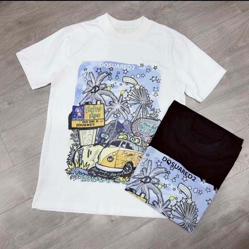 Áo Phông D.Q.S Hoạ Tiết Oto Boy Hàng Siêu Cấp Chất Cotton Cao Cấp Hottrend 2025 2