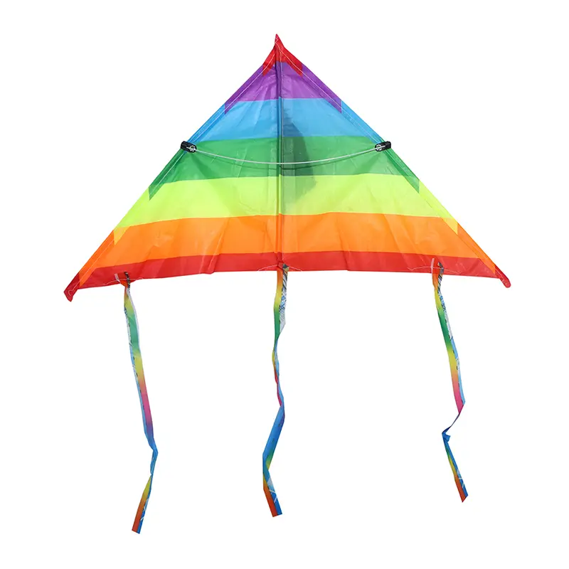 Rainbow Kite Flying Toys for Children Kites Handle Line Outdoor Sports Kites Professional Wind Kites with Kite String Kids Toy