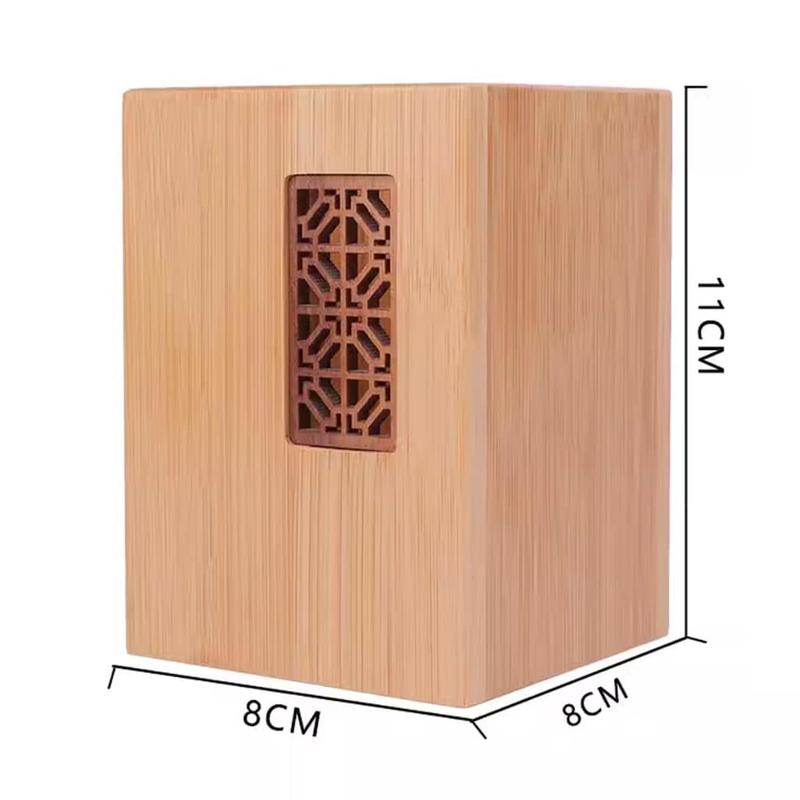 Ống cắm bút gỗ thông tự nhiên kèm họa tiết khắc gỗ | Hộp đựng bút trang trí bàn làm việc [Quà tặng ý nghĩa] 7