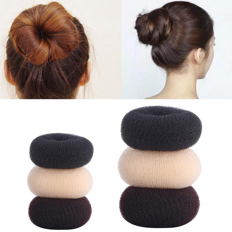Máy làm tóc Donut Dish Đầu bi nhanh Đầu nụ hoa Tóc đan và dụng cụ làm tóc