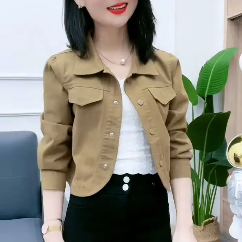 Áo Khoác Ngắn, Cỡ Nhỏ Quần Áo Nữ, Hàng Mới Về Mùa Thu 2024, Sản Phẩm Bán Chạy Nhất, Thời Trang, Phong Cách Phương Tây, Trông Trẻ Trung, Áo Khoác Dài Tay, Thời Trang Hàng Đầu