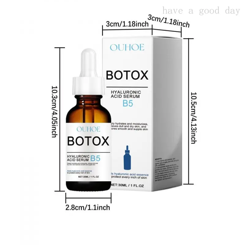 B5 Hyaluronic Acid Serum, 4 Counts/set Moisturizing Facial Skin Care Serum, Hydrating and Nourishing Facial Skin Care Product for Women & Men Comfort Moisturizer 1