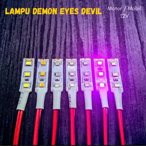 Lampu Led Devil Demon Eye 12V 3, 6 ,9 dan 12 Titik Led Universal