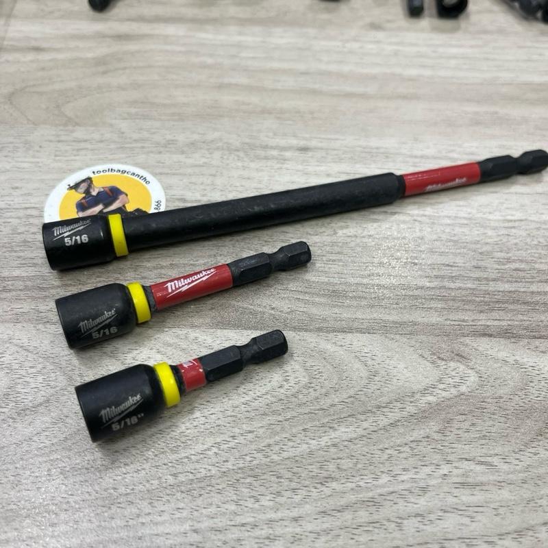 Đầu bắn tôn Milwaukee 8mm chân lục giác chuẩn ngắn ( 1 mũi) 5