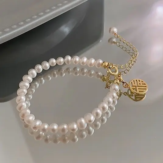 【Sktlz】 Red Beads Rabbit Bracelet Women's Fashion Valentine's Day Gift Bracelets Chain 5