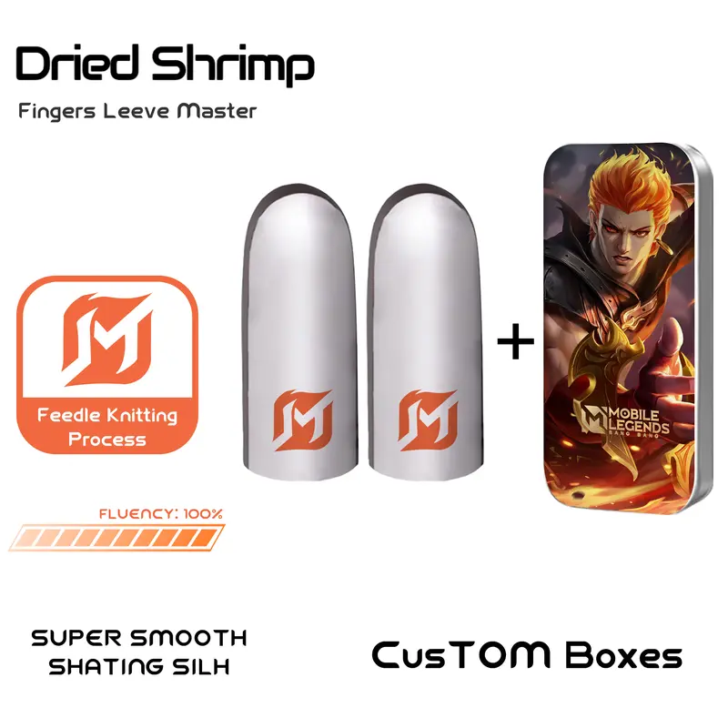 Bao ngón tay chơi game thể thao điện tử Hàng mới về Chống trượt và chống mồ hôi Thích hợp cho trò chơi di động màn hình cảm ứng Chất liệu sợi Bao ngón tay thoáng khí Mua hai đôi tặng một đôi 0