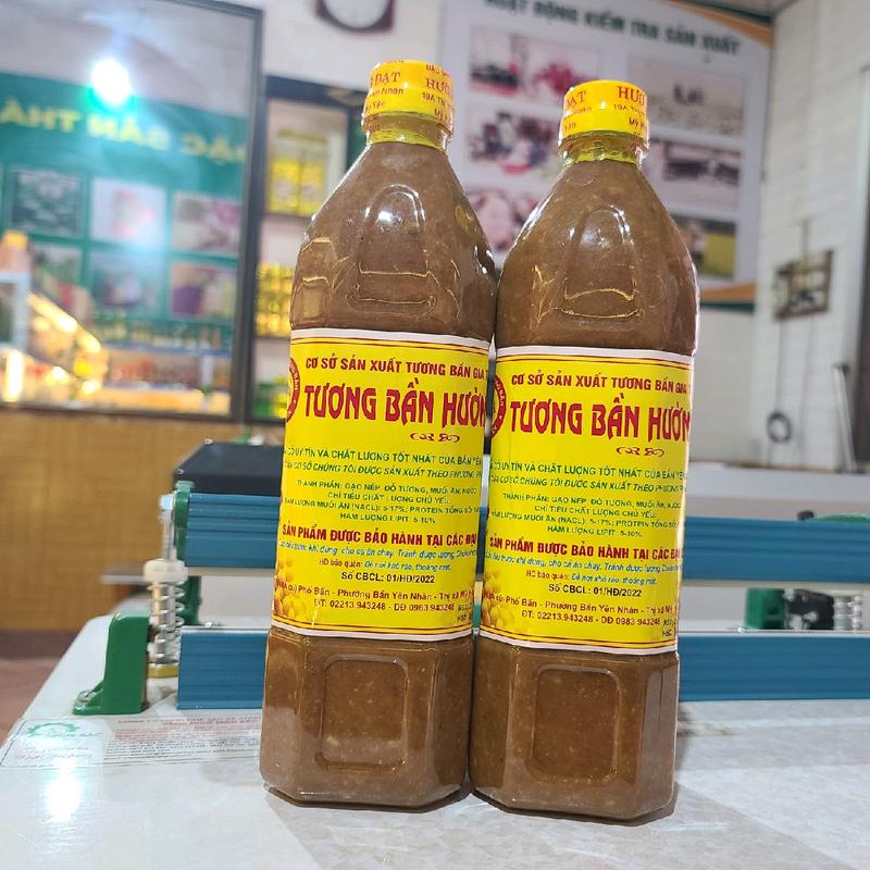combo 2 chai tương Bần Hưng Yên 1 lít ( Sản phẩm top 10 nước chấm nổi tiếng Việt Nam) Tự nhiên