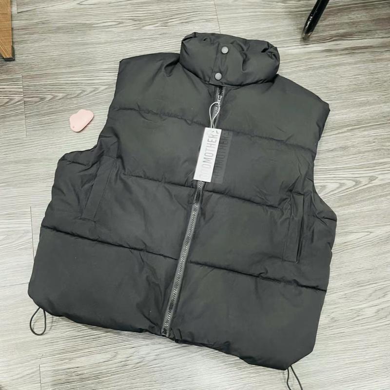 Áo Phao Gile, Áo Khoác Phao Cộc Tay Nam Nữ 2 Túi Sườn Chéo Mùa Thu Đông Mẫu Mới 2024 MIZUKISHOP Menswear