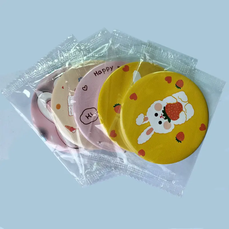 Gương mini bỏ túi, gương soi trang điểm cầm tay (Đường kính 6~7cm) 3