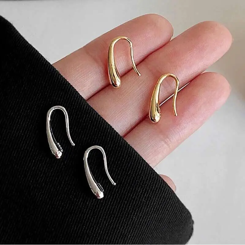 New Water Drop Shape Earrings for Women Simple Temperament Ins Retro Jewelry Party Birthday Gifts