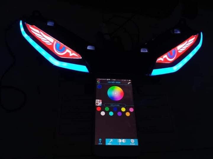 đèn demi mắt i8 lắp Exciter 150 Phụ Kiện