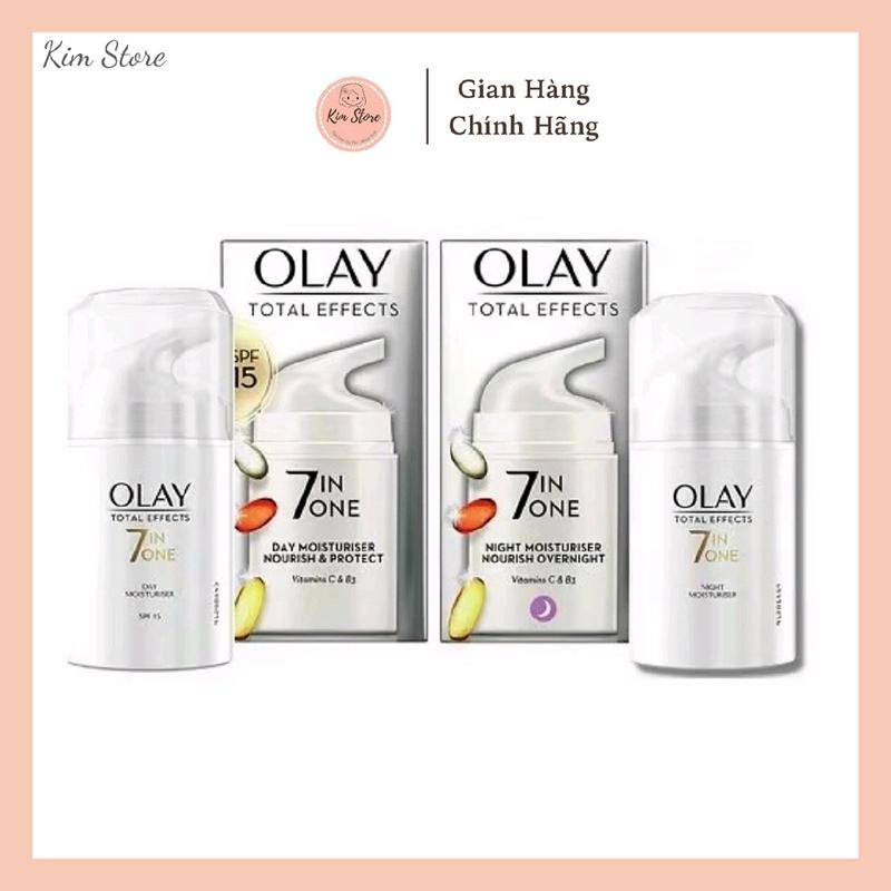  Kem Dưỡng da mặt OLAY bản UK  DUNG TÍCH 50ML Ngày và Đêm Làm Đẹp Da 