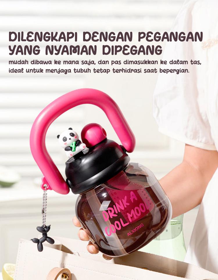 ANGOLA Tumbler Botol Air Minum W04 Infused Water Gemoy Lucu Motif Panda Botol Anak Sekolah Kantor Travel ANGOLA Tumbler Botol Air Minum W04 Infused Water Gemoy Lucu Motif Panda Botol Anak Sekolah Kantor Travel