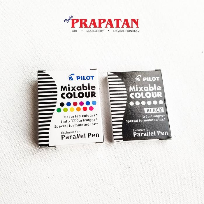 Gambar Pilot Parallel Pen Refill Ink Cartridge Mixable Colour - Black dari Toko Prapatan_NEW Kota Administrasi Jakarta Timur 3 Tokopedia