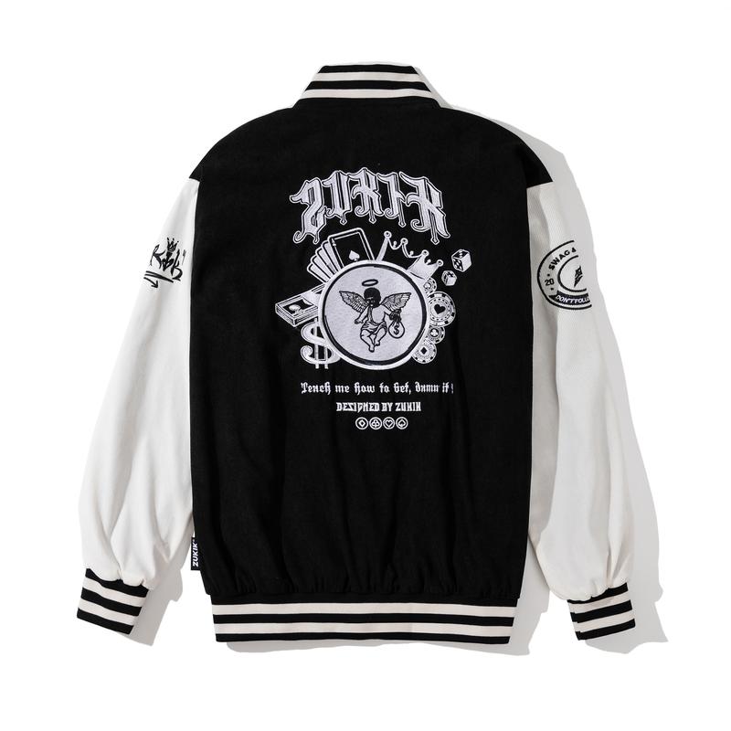 Áo varsity jacket ZUKIK - Gangster 2024