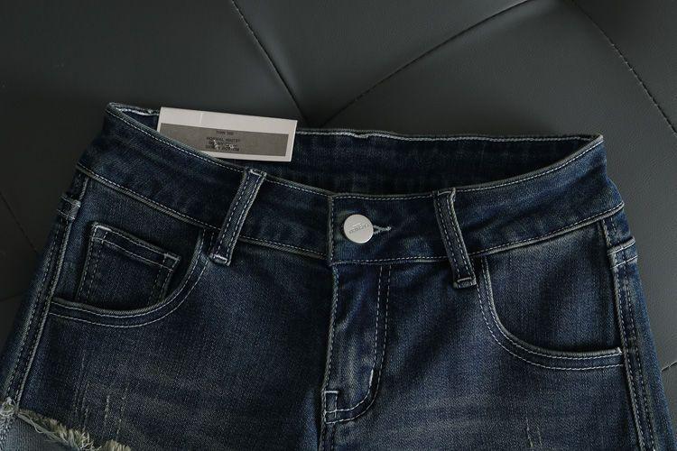 Product Introduction of Quần Short Denim Siêu Nhỏ Phong Cách Cổ Điển Mỹ Dành Cho Nữ, Mùa Hè, Phong Cách Instagram, Cạp Thấp, Quần Bó Co Giãn, Mỏng Và Cong, Quần Hot, Cô Gái Nóng Bỏng Pants Jean 4