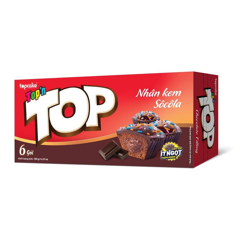 Bánh cupcake cao cấp TOP N TOP nhân sô cô la 180g