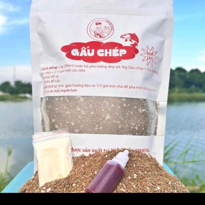 Mồi Câu Cá Gấu Chép Của Kiên Gấu Fishing - Trọng Lượng 1kg bắt cá đi câu