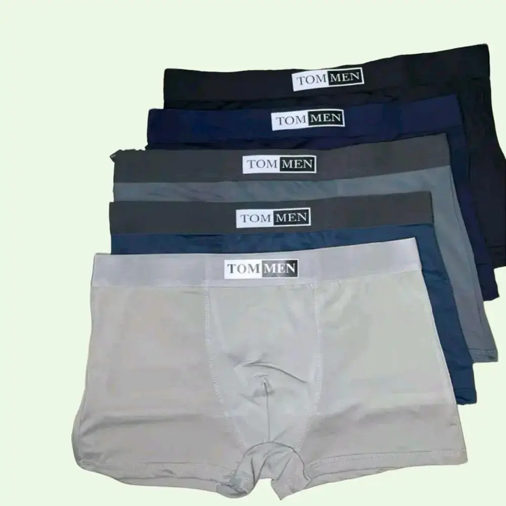 Combo 5 Boxer TOM MEN thương hiệu Việt - Chất liệu thun lạnh - Co dãn 4 chiều #Menswerar  #Quần Boxer #Sịp #quanxinam