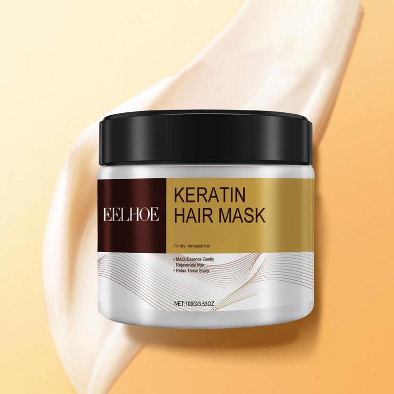 Product Introduction of 100g Collagen Hair Mask Keratin Hair Treatment Deep Repair Argan Oil Collagen Essence Keratin Conditioner for Dry Damaged Hair 2