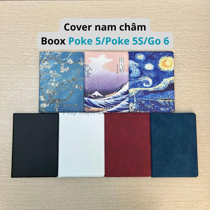  Bao Da Cover Nam Châm Boox Poke 5 5s Go 6 Máy Đọc Sách Boox Poke 5 Poke 5s Boox Go 6 