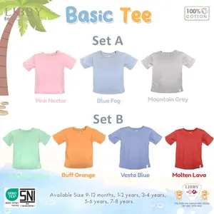 Libby Earth Colors Series Basic Tee Seri 2 / Kaos Anak