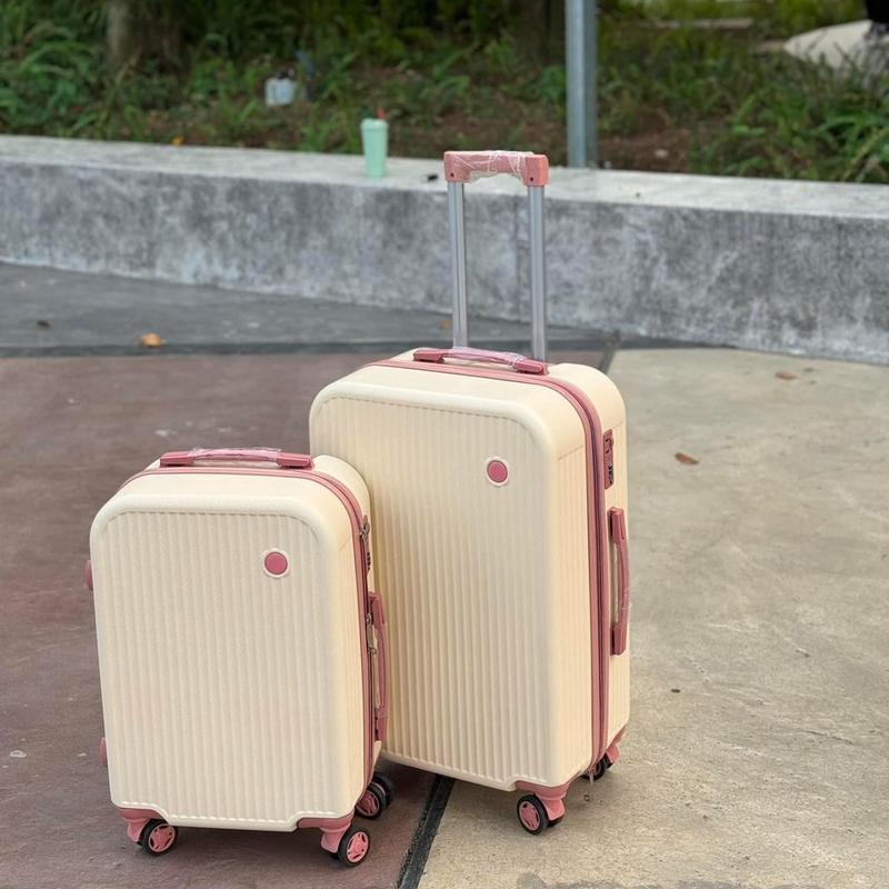 Vali kéo du lịch nhựa dẻo đồng tông,chống bể tốt, sieu bền size 20/24 (bh 2 năm) Tặng TÚI ĐỰNG GIÀY 4 bánh xe quay 360 độ Có thể mở rộng, khóa âm Nam Nữ 4 bánh xoay 360 đen tuyền hộp đựng cứng