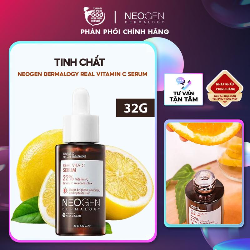 Tinh Chất Hỗ Trợ Dưỡng Trắng Neogen Dermalogy Real Vitamin C Serum 32g Skincare Chăm Sóc Da
