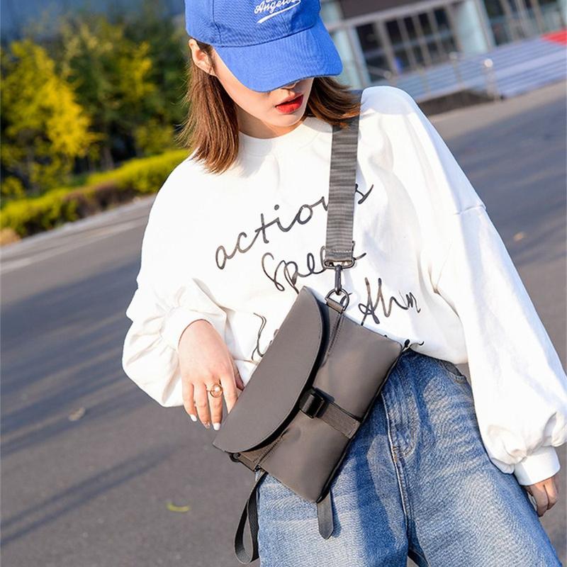 Product Introduction of Men Nylon Chest Pack Cellphone Pouch Outdoor Sports Cross-body Bag Casual Running Cycling Sling Bag 12