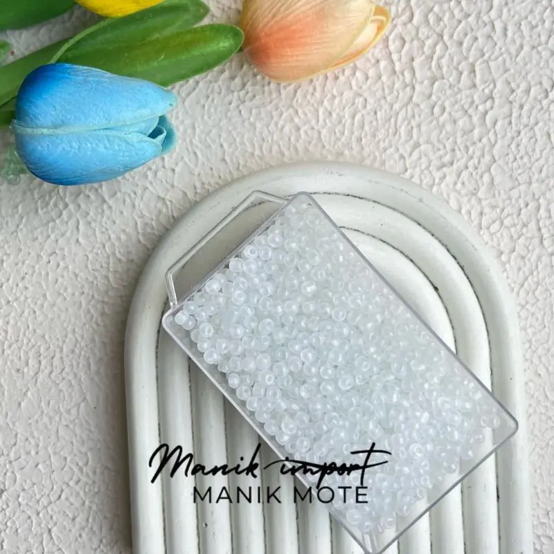 Manik Mote Payet Pasir Glossy Series 8/o-3mm (10 gram ) bahan kerajinan tangan dan kalung dll -dunia emoji 6