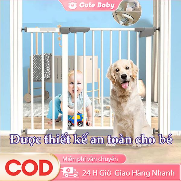  Thanh chắn cửa thanh chắn cầu thang cho bé khóa 2 chiều dễ dàng lắp đặt KHÔNG khoan đục Voi 