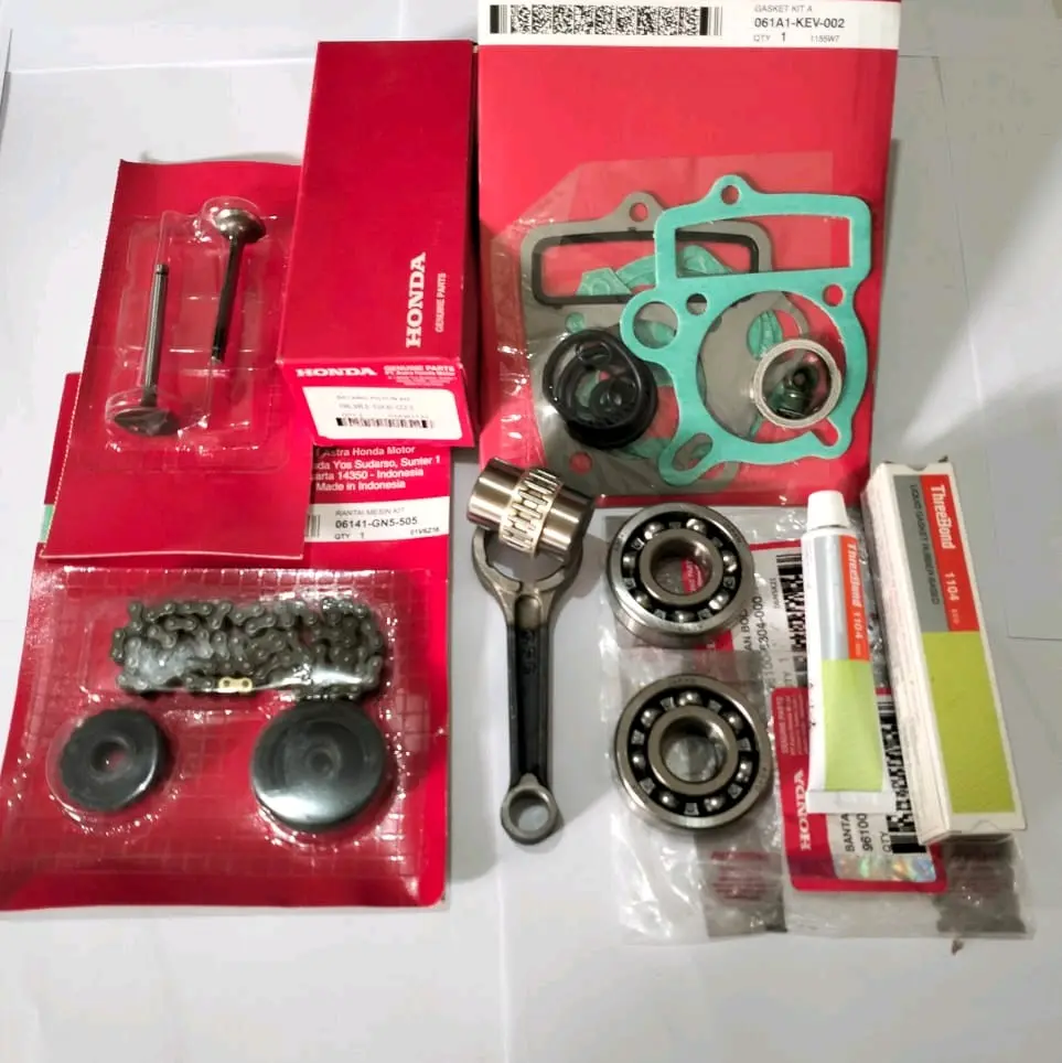 SETANG SEHER KOMPLIT 6ITEM HONDA GRAND WIN 100 ASTREA SUPRA X OLD LAMA KODE(GF6/KEV)