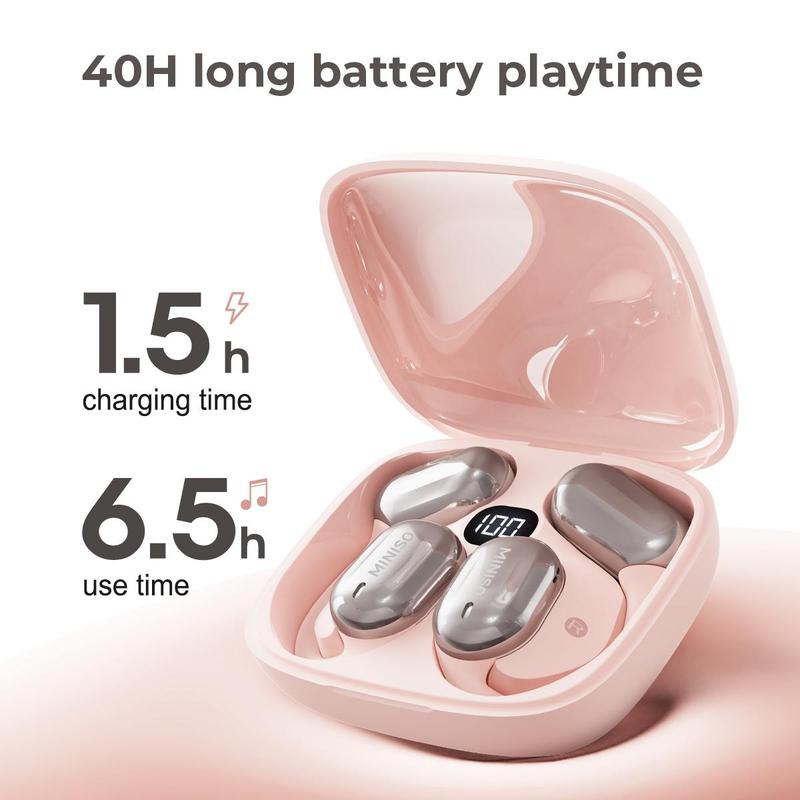 Product Introduction of MINISO MS162 True Wireless Earbuds BT 5.4 HIFI Sound Quality BT  Headphones Sports Gaming with Low Latency Earbuds Touch Control IPX5 Waterproof With microphone Earphones Headsets 12
