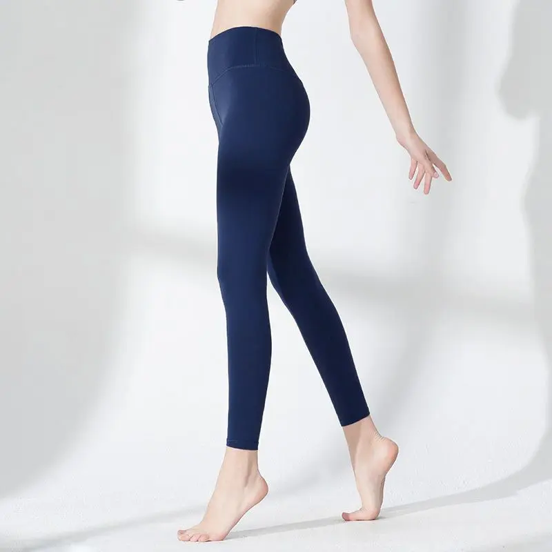 Quần Tập Yoga Cho Nữ, Co Giãn, Màu Đào Mùa Hè, Quần Dài Tập Thể Dục Chuyên Nghiệp Không Đường May, Thích Hợp Cho Các Môn Thể Thao Ngoài Trời, Quần Cropped Cho Người Mới Bắt Đầu 8