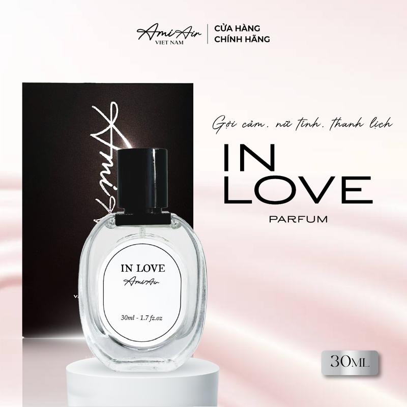 Nước Hoa Nữ Ami Air In Love Mùi Hương Gợi Cảm - Nữ Tính - Thanh Lịch Dạng Xịt Perfume 30ml