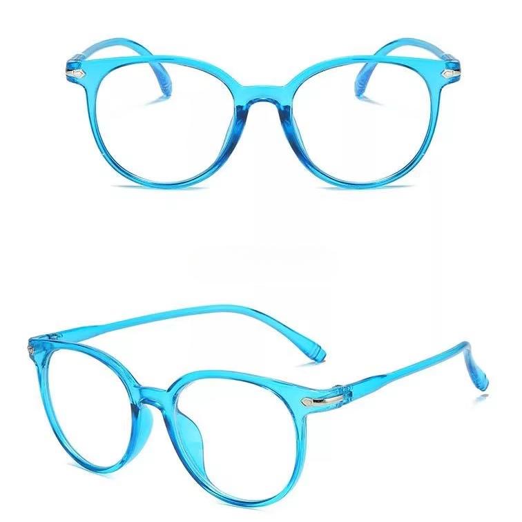 Product Introduction of New Arrival Computer Glasses Frame Women Men Anti Blue Light Round Eyewear Blocking Glasses Optical Spectacle Eyeglass 24