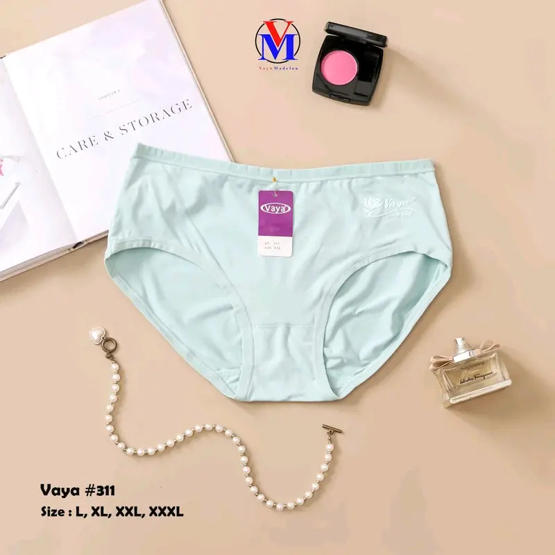 ISI 3 PC 6 PC 12 PC CELANA DALAM MERK VAYA 311/ bahan adem dan berkualitas premium Katun Art Lembut Soft 6