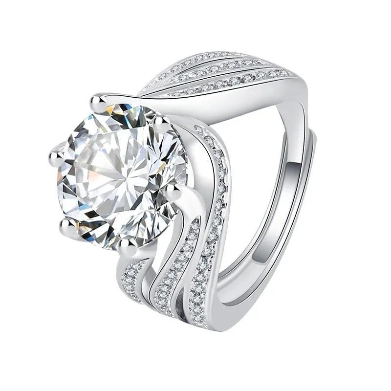 Product Introduction of Finger Ring Party Wedding Rings for Women Men Engagement Jewelry Stainless Steel Ring Anniversary Gift for Girls Couple Anillos 4