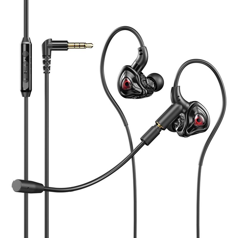  Tai nghe gaming cho điện thoại míc có thể tháo rời kiểu dáng đeo chắc chắn thoải mái không đau tai- Poermax G59 