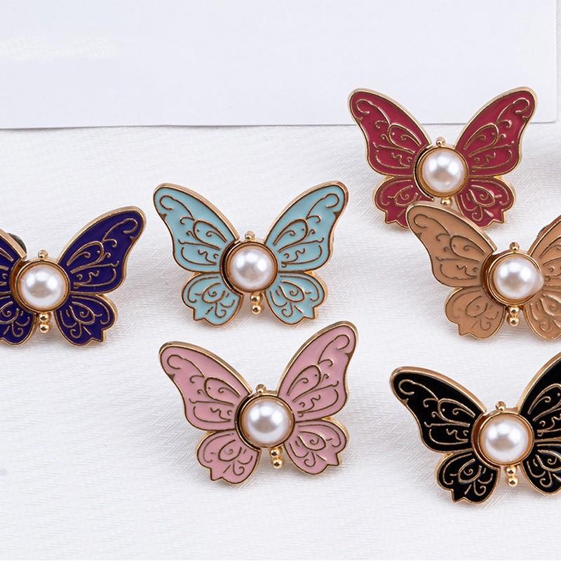 Khóa Thắt Lưng Hình Bướm, Dành Cho Váy Và Quần Jean Nữ, Kẹp Thắt Lưng Có Thể Điều Chỉnh Nút Thu Nhỏ Thắt Lưng, Ghim Kim Loại, Phụ Kiện Quần Áo, 1 Đôi 3