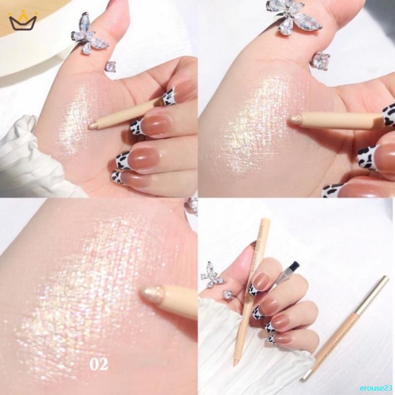 Product Introduction of erouse23 Phấn mắt bắt sáng màu trắng nhũ ánh ngọc lâu trôi chống thấm nước bút nhũ mắt nội địa trung 0