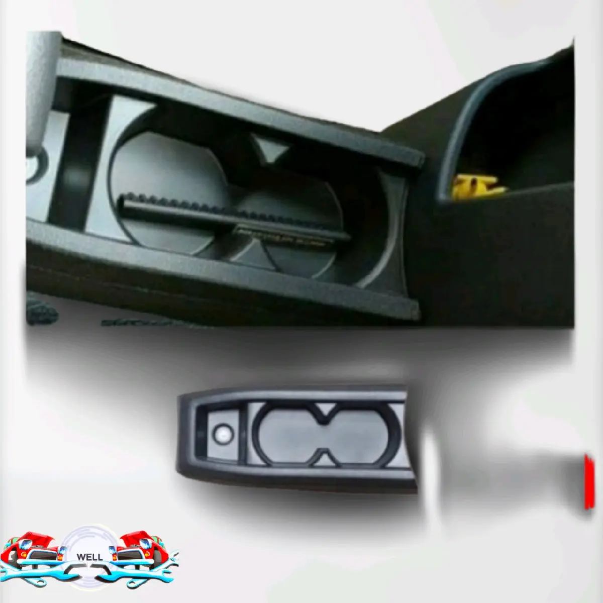 Consule Box mobil Calya Sigra Model Original 2016 - 2022 Hitam Car