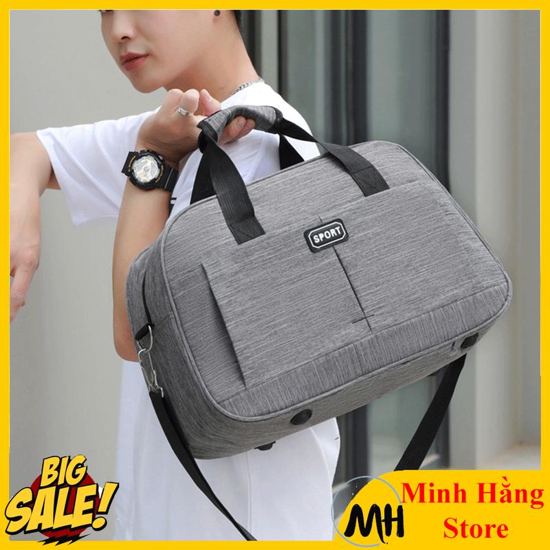Túi Du Lịch Hành Lý Xách Tay Chống Nước Bằng Vải văn phòng Công Sở ngang 46cm túi trống xách tay đeo vai laptop công tác tập gym