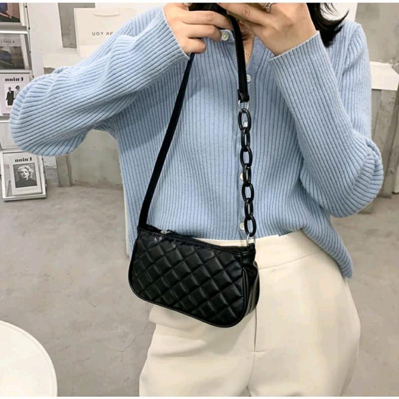 AMINAH tas selempang wanita MULAN rantai Shoulder Bag 0