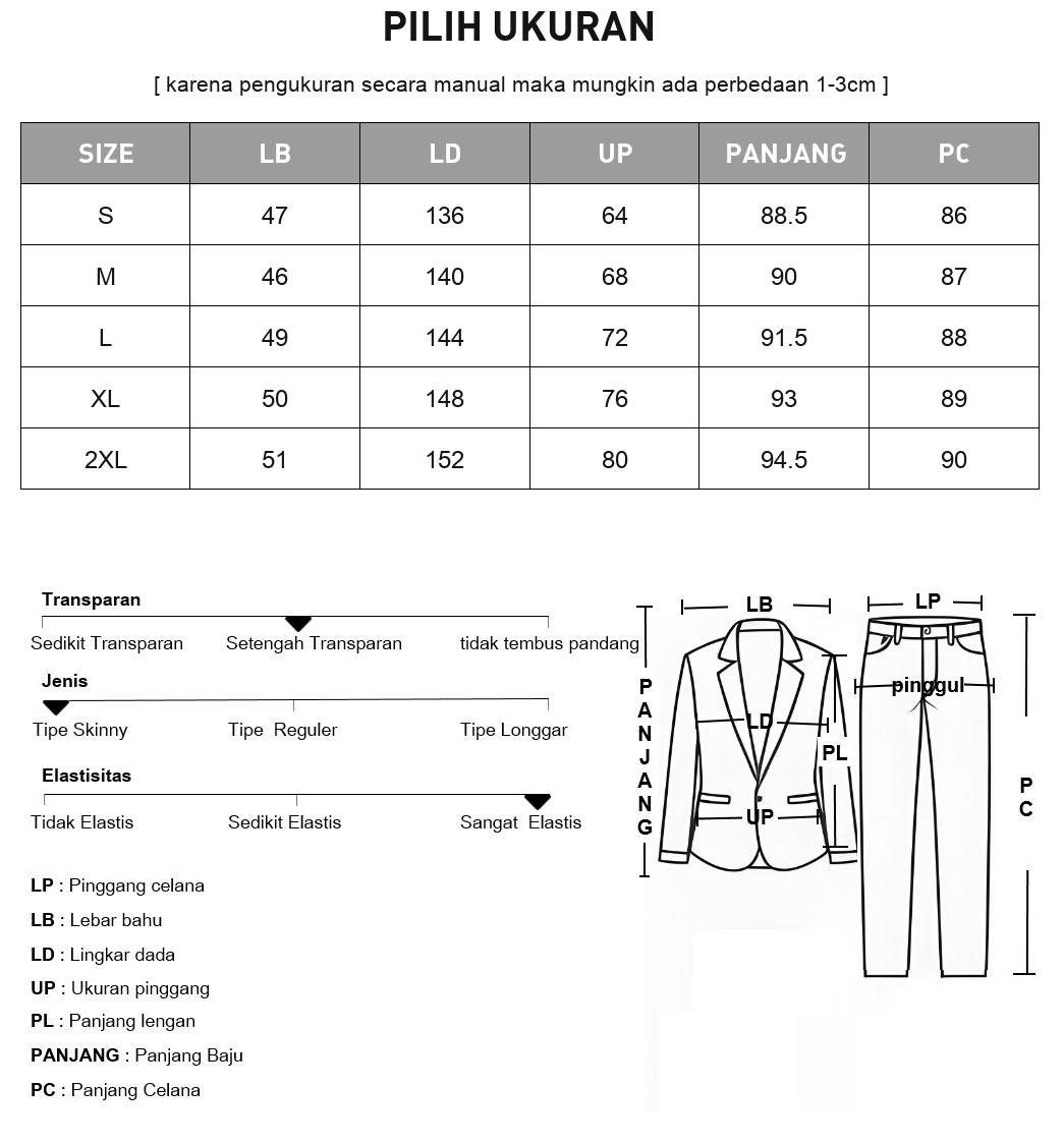 [clearance]CHICMORE Setelan dua potong kemeja gaun wanita tanpa lengan dengan celana kaki lebar