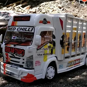 Miniatur truk oleng parah bisa belok skar taro variasi terpal Hadiah Anak Kado