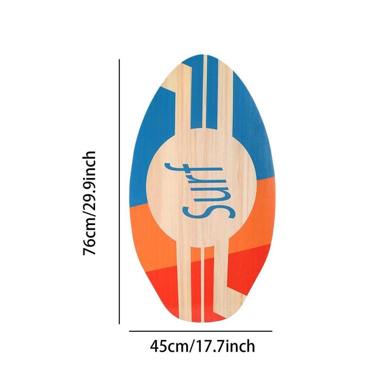 Product Introduction of Beach Skimboard for Water Sports Practical Beginners Wooden Skim Board 0