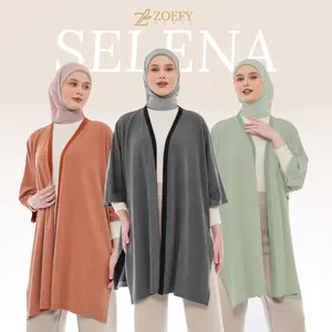 Zoefy - Selena Outer Cardigan Batwing Basic Cape