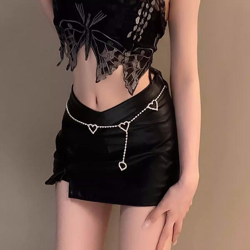 Product Introduction of Love Metal Thin Waist Chain Women's Design High-Grade Sexy Hot Girl New Fashion Belt Accessories 15